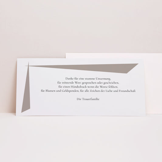 Trauerkarte Panoramische Landschaft Sein Kreuzweg foto