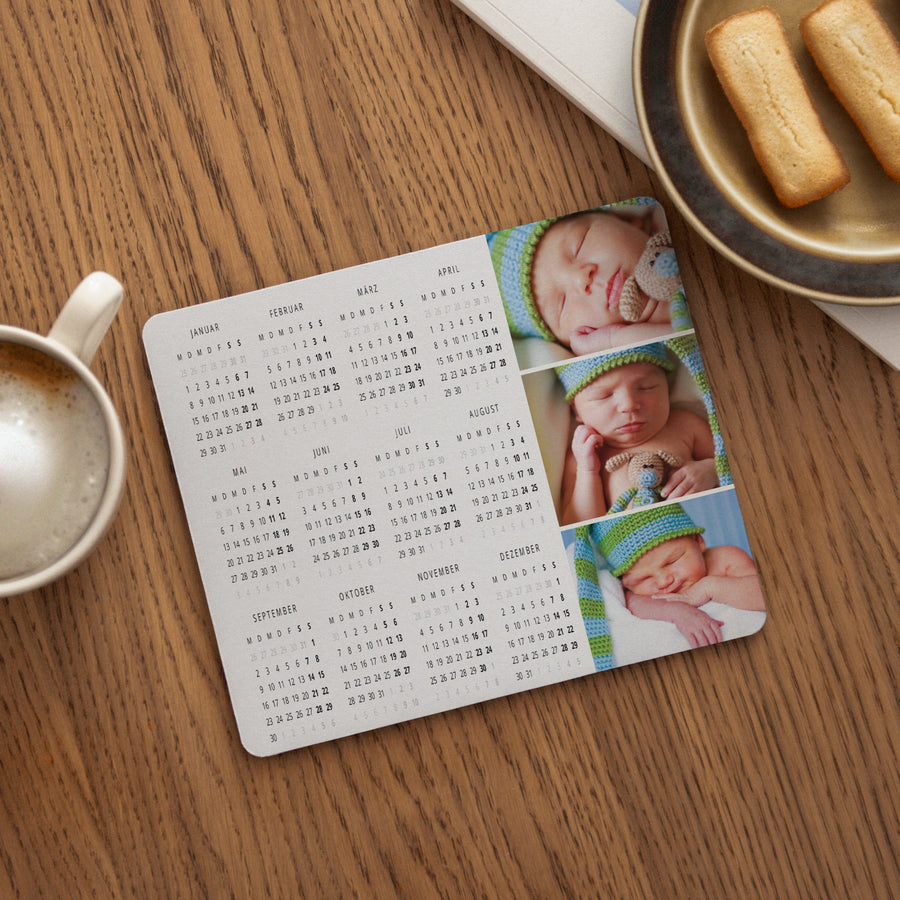 Mousepad Objekte Rechteck Multicolor-Kalender foto