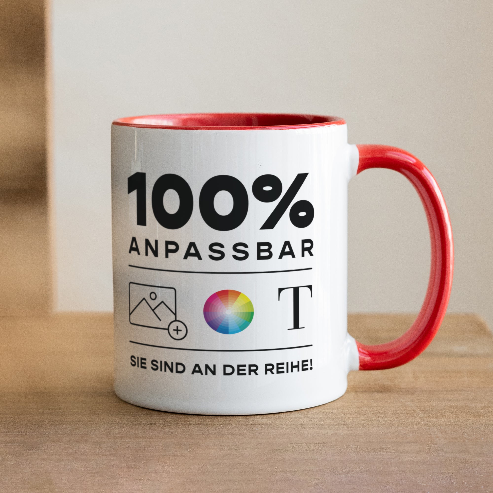 Tasse Objekte Rot Do It Yourself foto N° 1