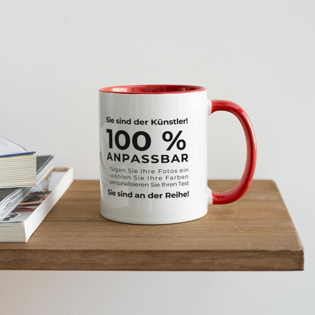 Tasse Objekte Rot Do It Yourself foto N° 4