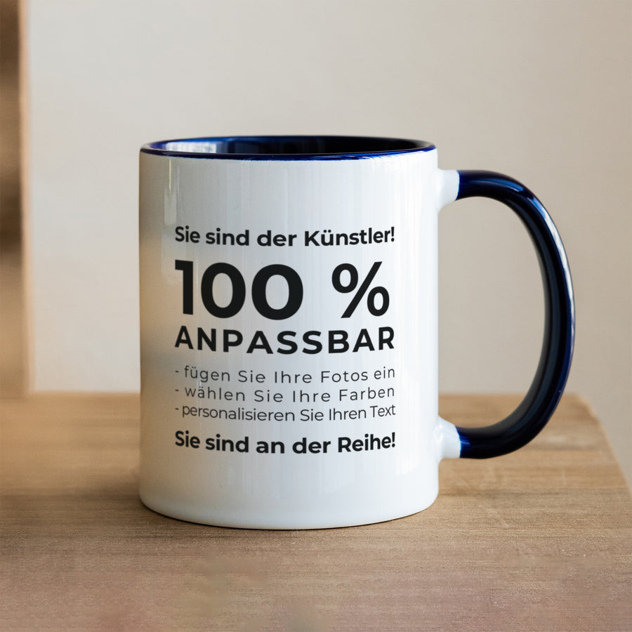 Tasse Objekte Blau Do It Yourself foto