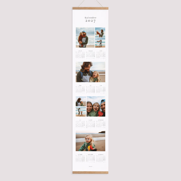 Kalender Weihnachten Papier Fotocollage-Kalender foto