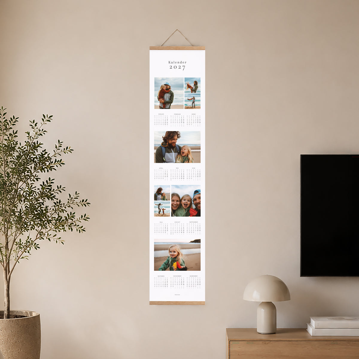 Kalender Weihnachten Papier Fotocollage-Kalender foto N° 2