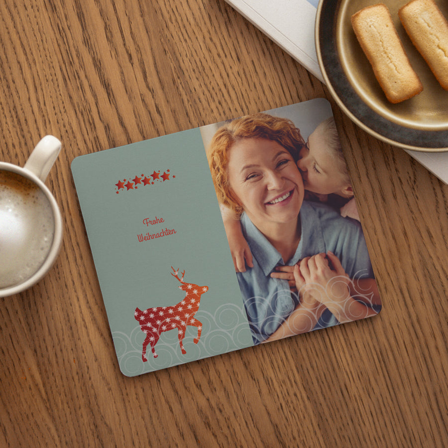 Mousepad Objekte Rechteck Hufe und Geweihe foto