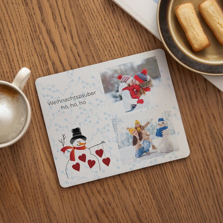 Mousepad Objekte Rechteck Schneefreuden foto