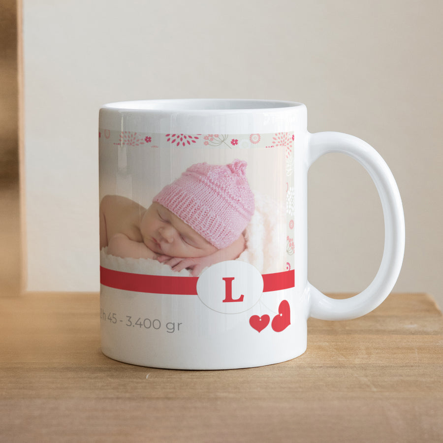 Tasse Geburt Weiß Lou foto