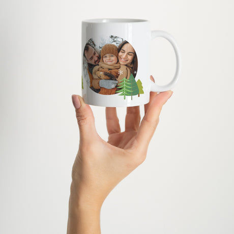 Tasse Objekte Weiß Farbe von Weihnachten