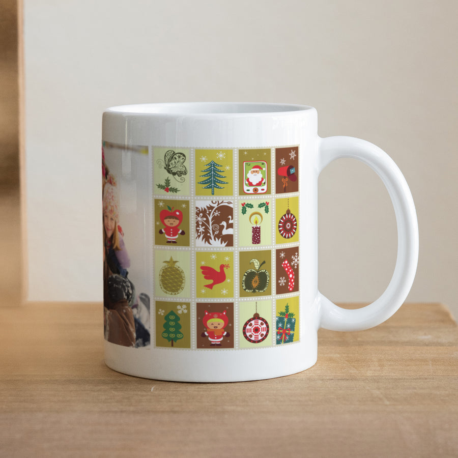 Tasse Objekte Weiß Weihnachtsdekoration foto