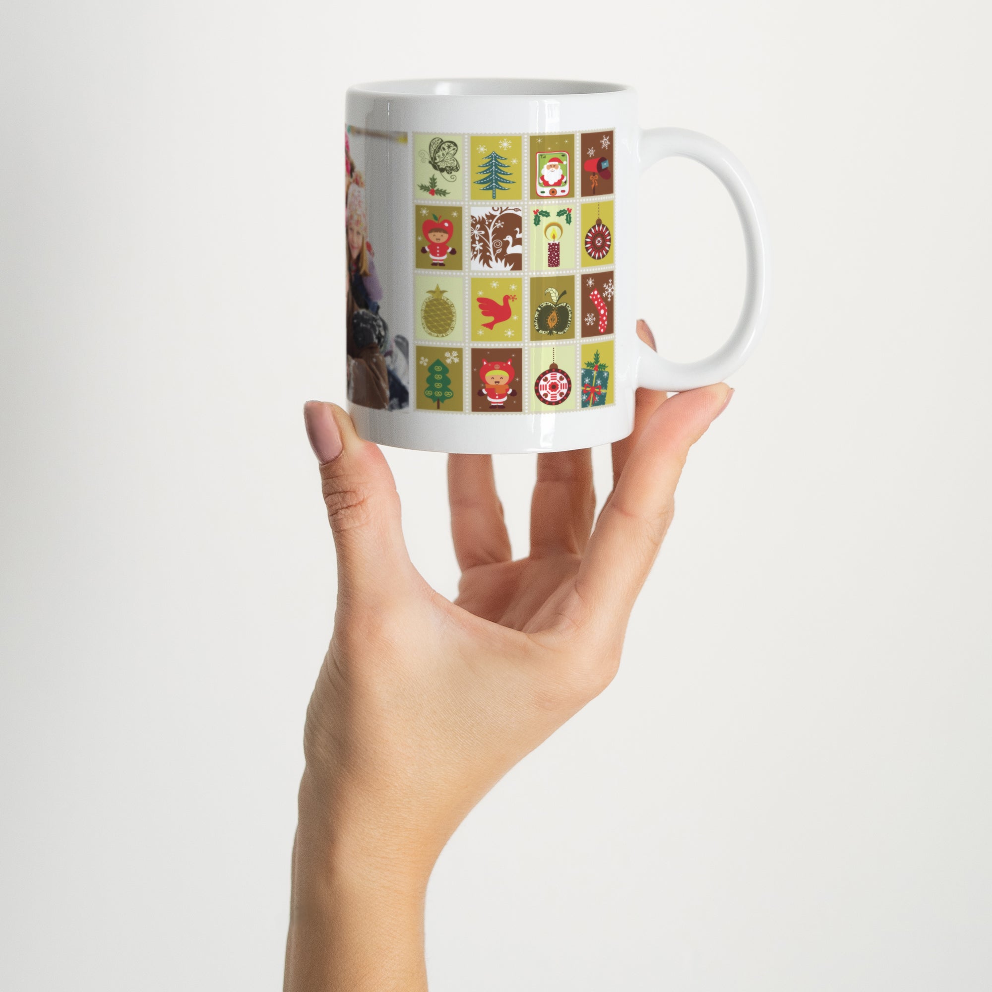 Tasse Objekte Weiß Weihnachtsdekoration foto N° 2