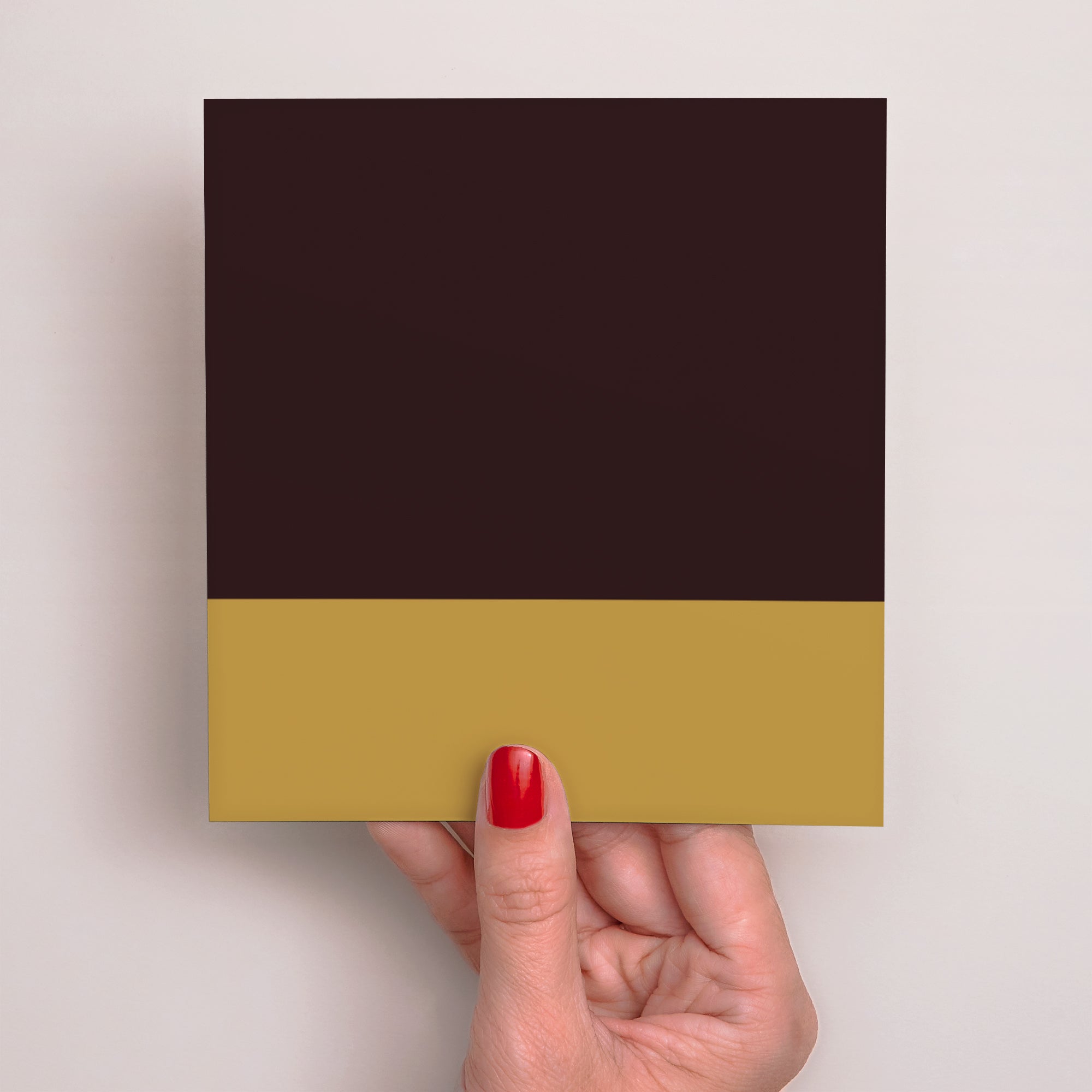Einladungskarte Geburtstag Quadrat 70 Jahre - Gold und Schokolade foto N° 3