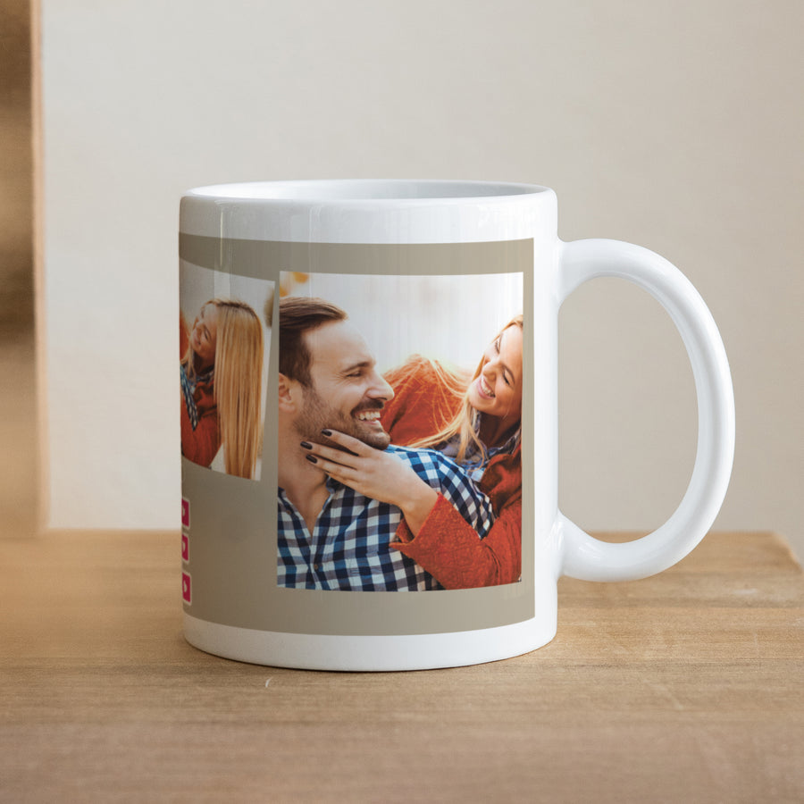 Tasse Objekte Weiß Herz der Liebe foto