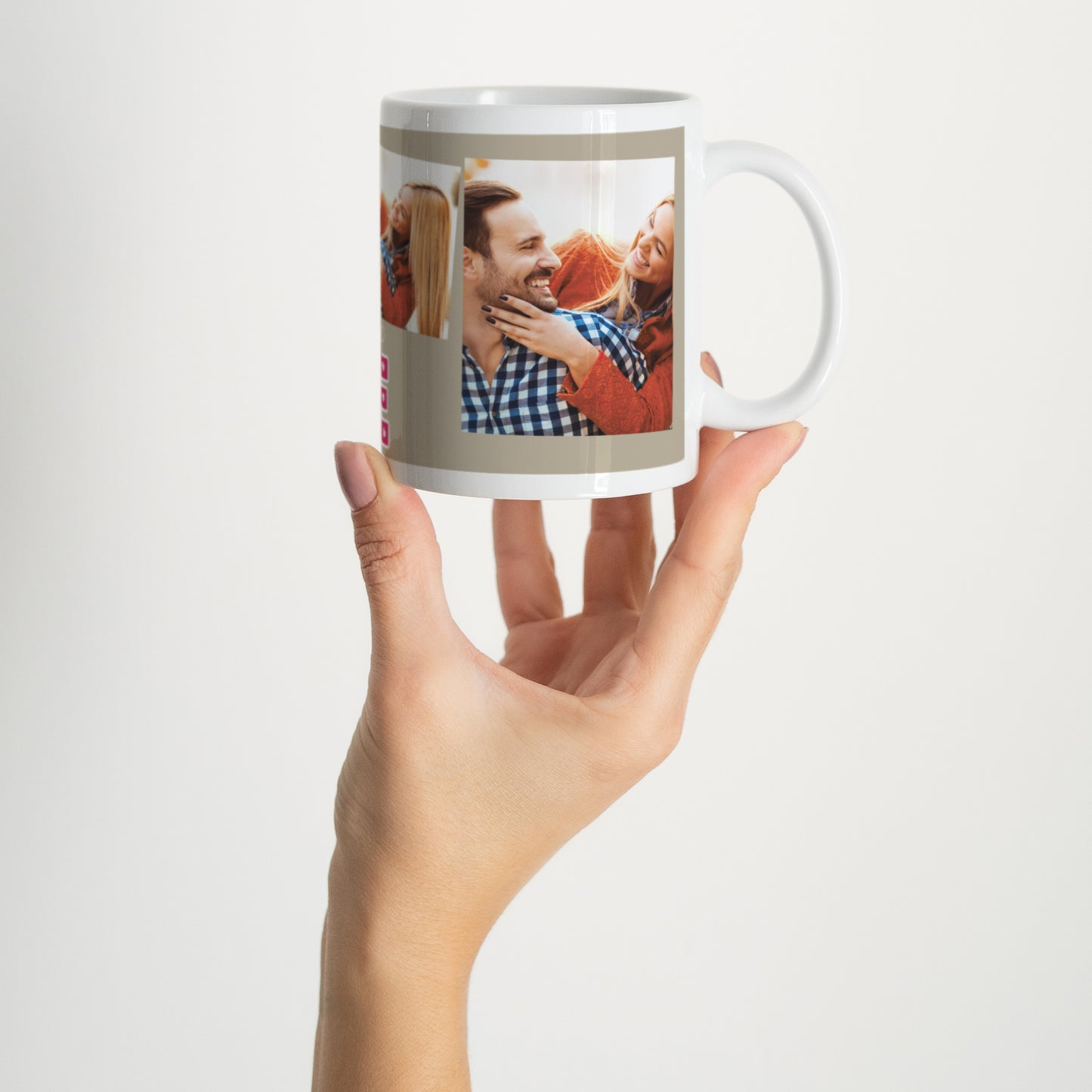 Tasse Objekte Weiß Herz der Liebe foto N° 2