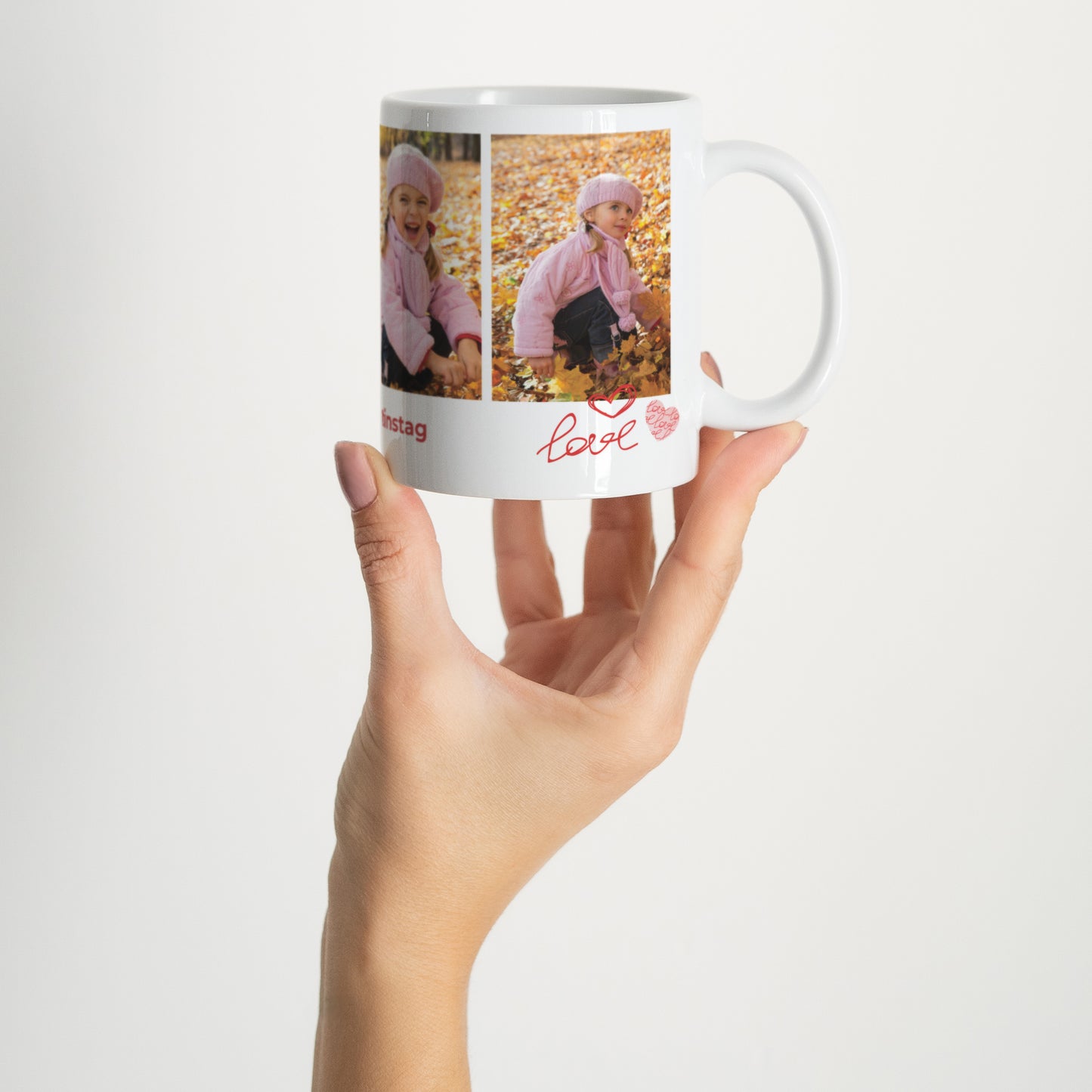 Tasse Objekte Weiß Liebe eines Kindes foto N° 2