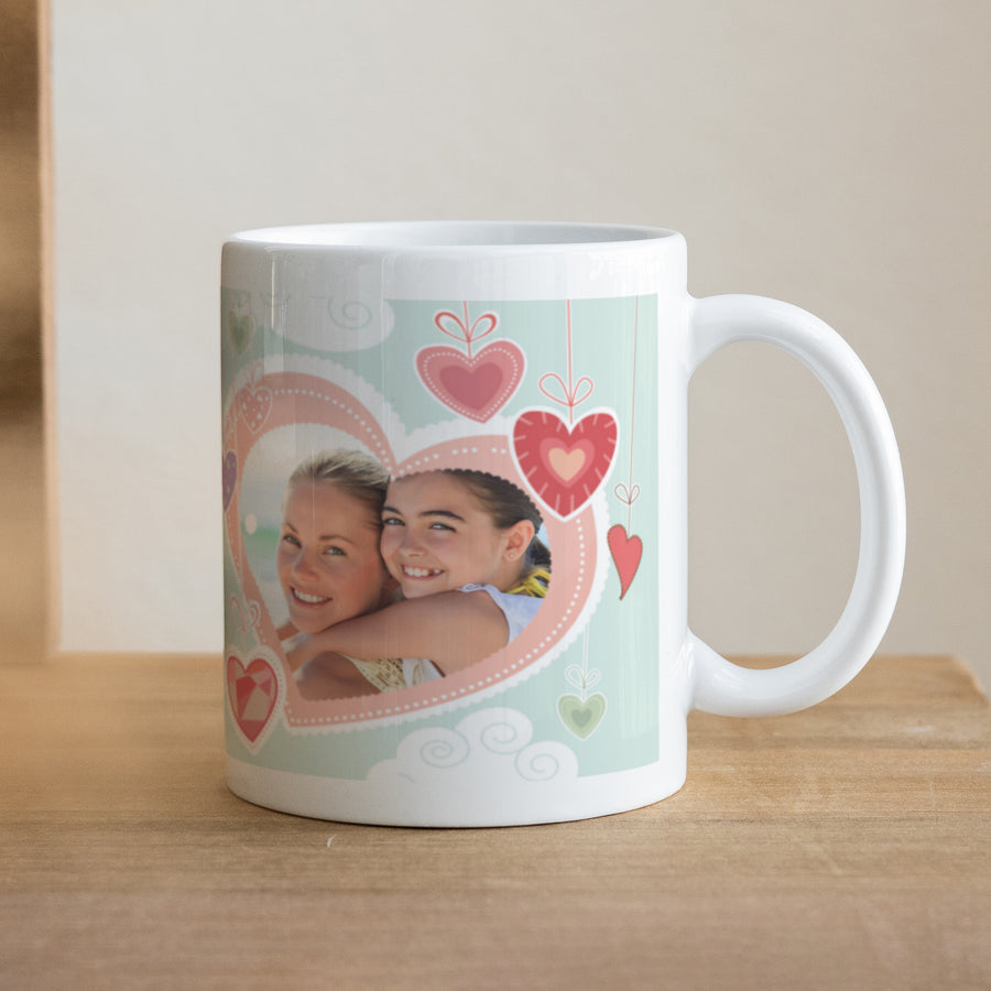 Tasse Objekte Weiß Festival der Herzen foto