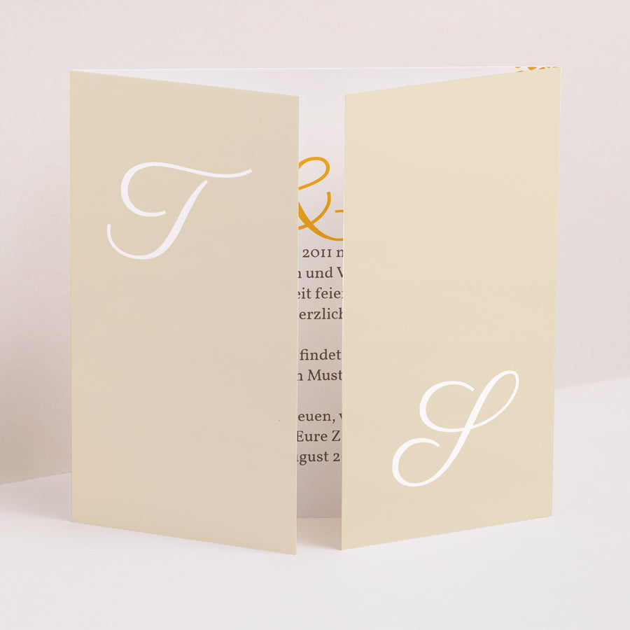 Hochzeitseinladung Triptychon Fensteröffnung Provenzalische Landschaft foto