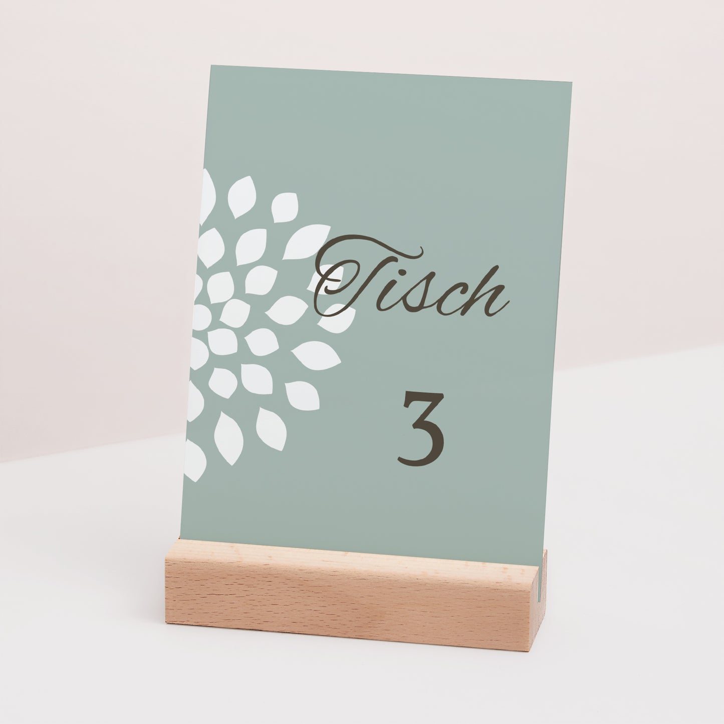 Tischnummern Hochzeit Rechteck Provenzalische Landschaft foto N° 3