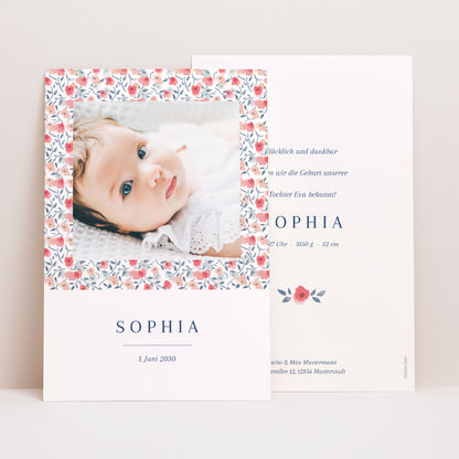 Geburtskarten PortraitPorträt Liberty foto N° 1