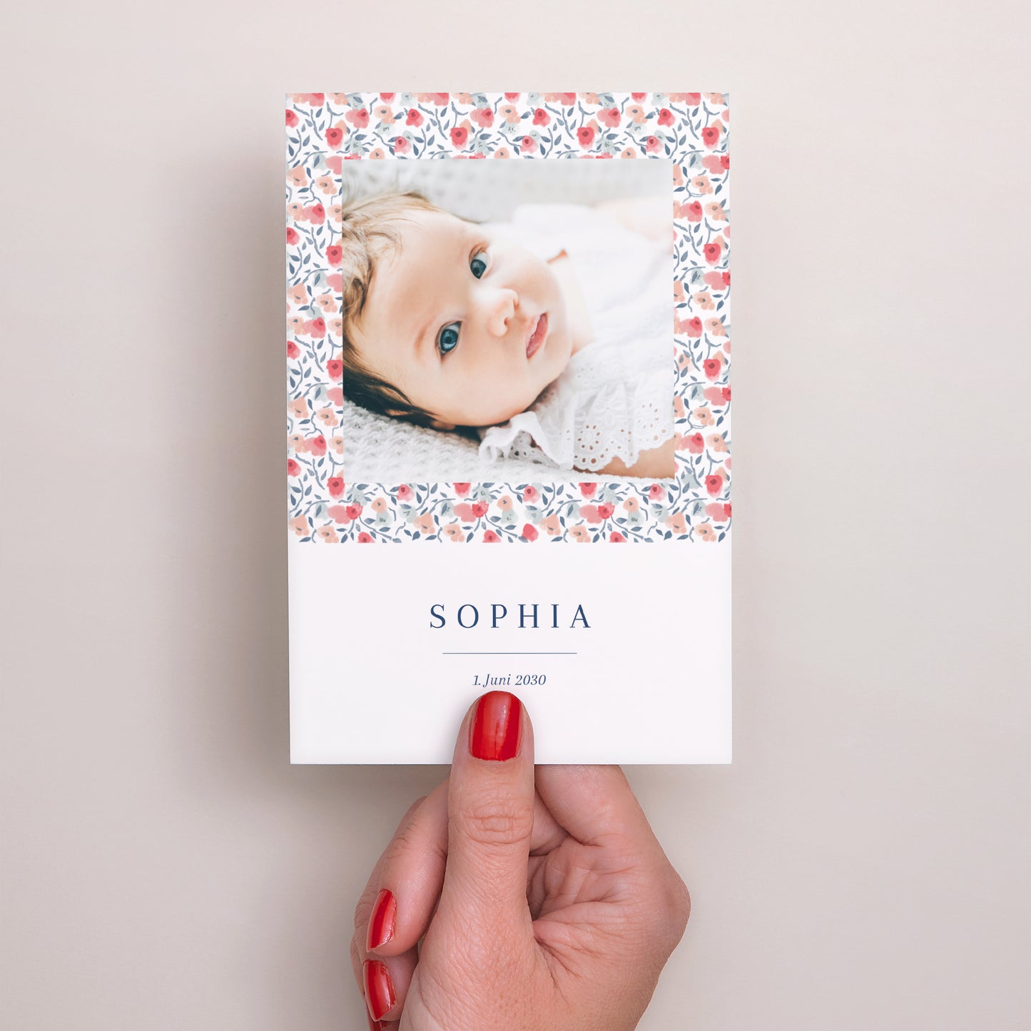 Geburtskarten PortraitPorträt Liberty foto N° 2