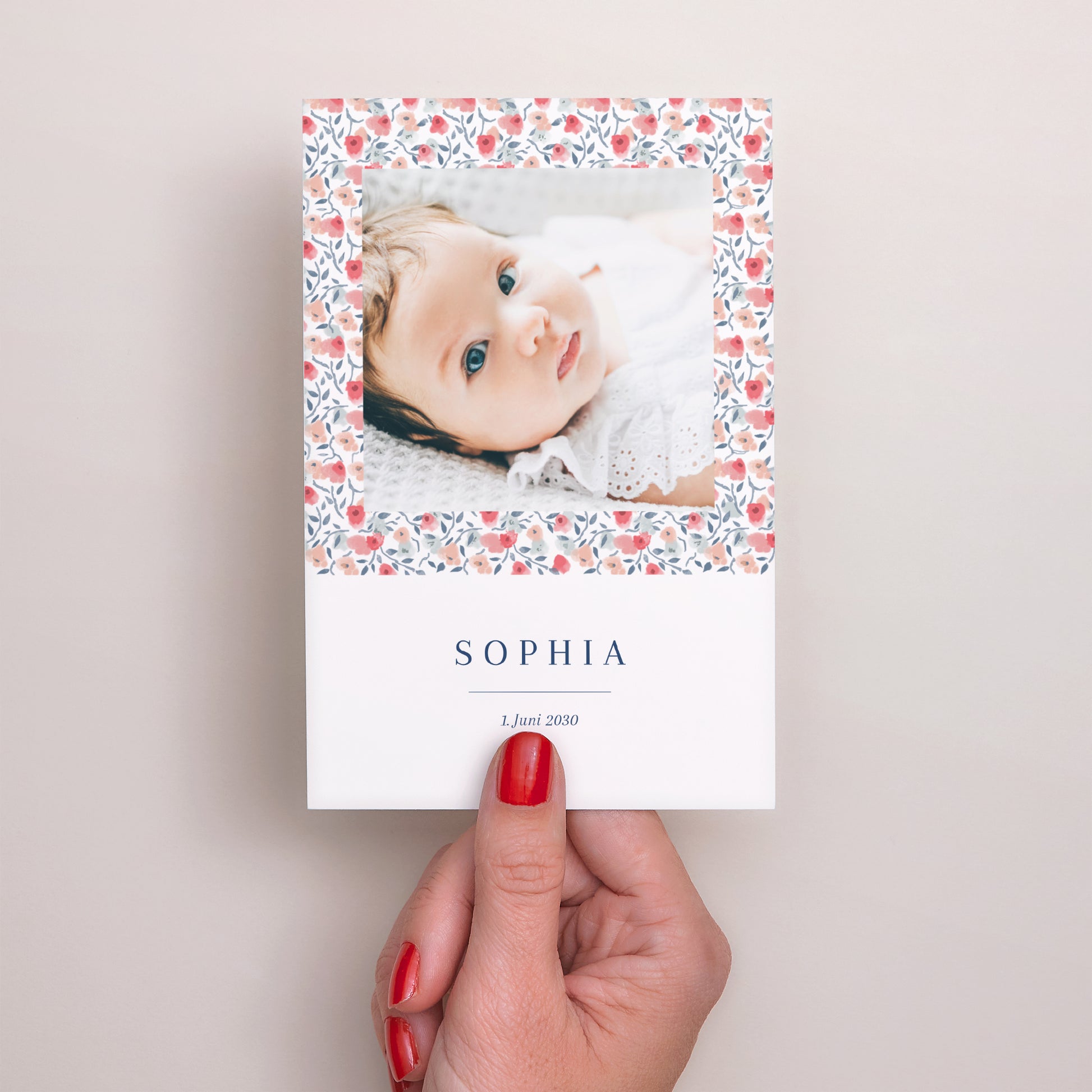 Geburtskarten PortraitPorträt Liberty foto N° 2