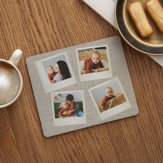 Mousepad Objekte Rechteck Polaroid foto