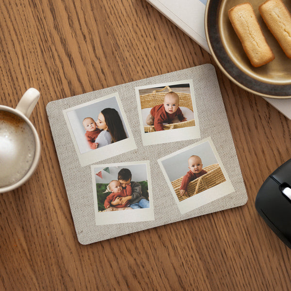 Mousepad Objekte Rechteck Polaroid foto