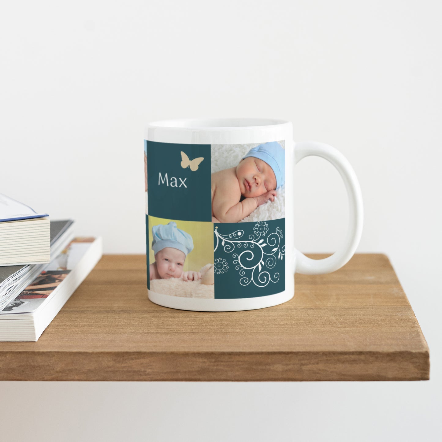 Tasse Taufe Weiß Sakrament und Fotos foto N° 4