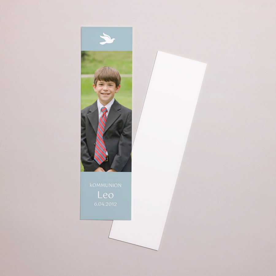 Lesezeichen Kommunion Lesezeichen Heiliges Datum foto