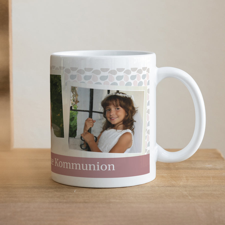 Tasse Kommunion Weiß Kommunion nach Wunsch foto