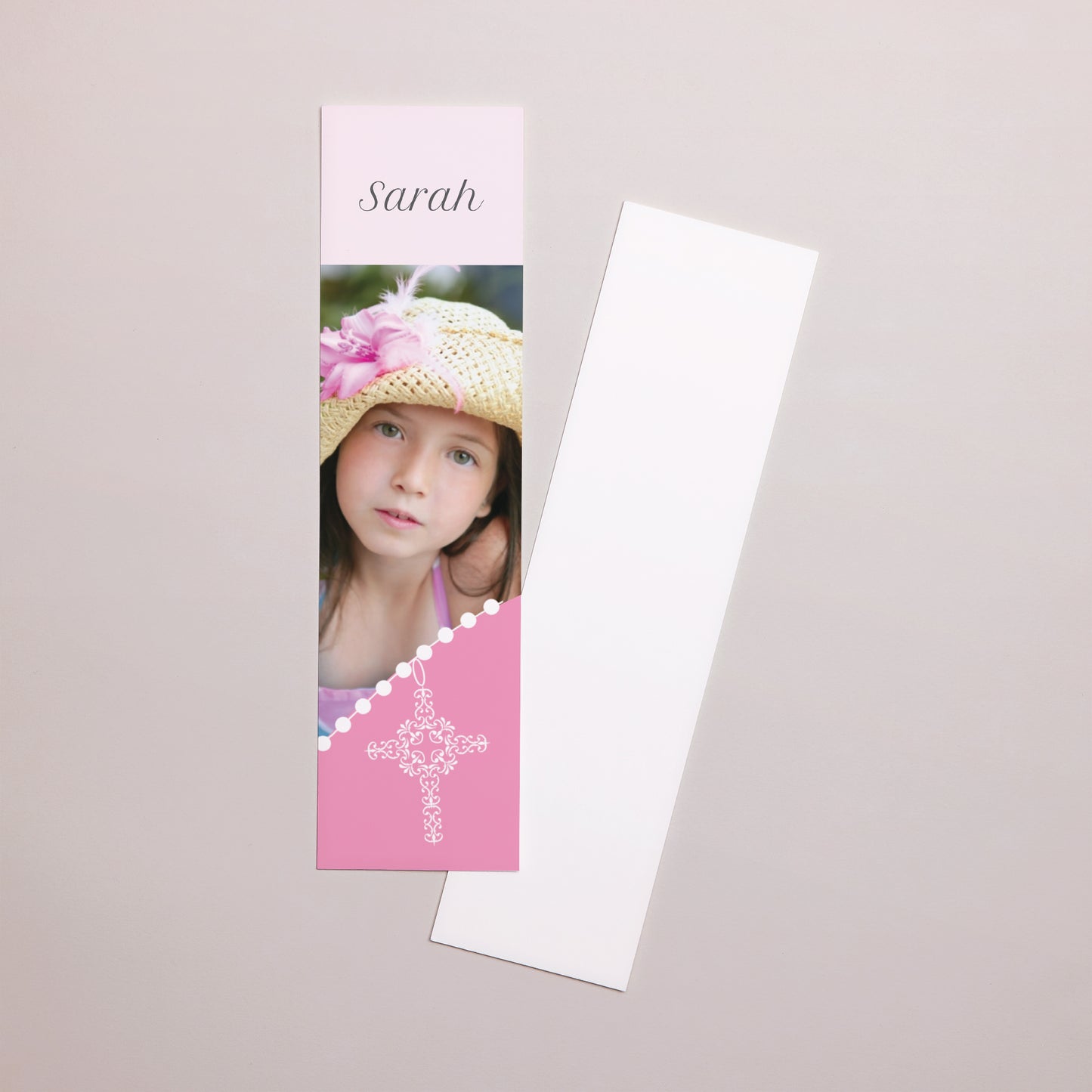 Lesezeichen Kommunion Lesezeichen Heilige Kommunion - rosa foto N° 1