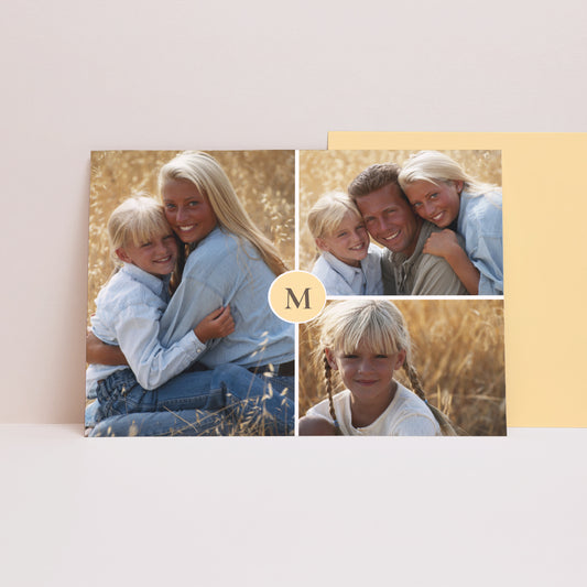 Einladungskarte Foto's Landschaft Trio - Weiße Ränder foto