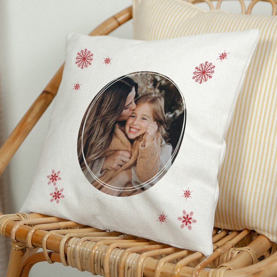 Kissen Objekte Natürliche Beige Personalisiertes Kissen Weihnachten foto