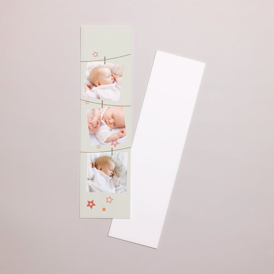 Lesezeichen Taufe Lesezeichen Ganz sanft foto