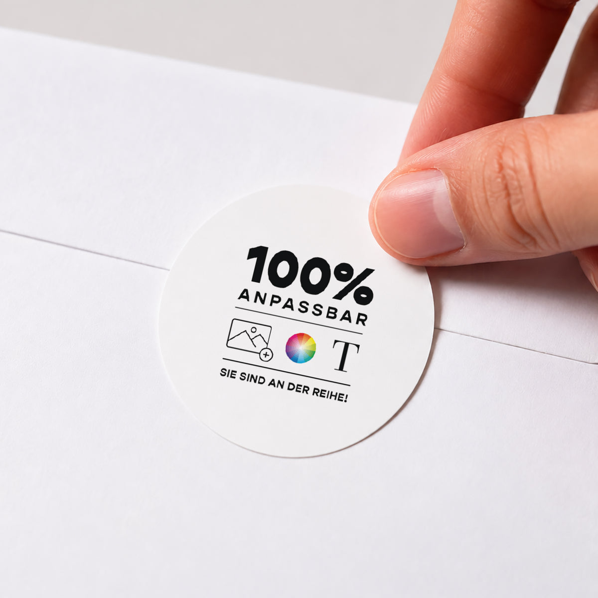 Sticker Taufe Rund Do It Yourself II foto