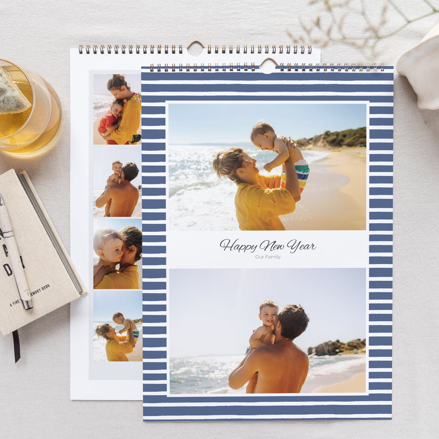 Kalender Weihnachten Wandgemälde A3 Familiär foto