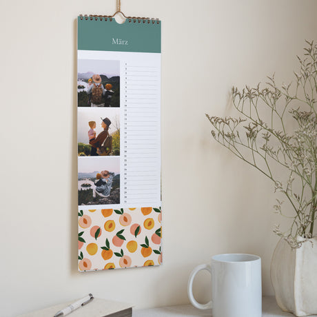 Kalender Weihnachten Beständig Pfirsichmuster