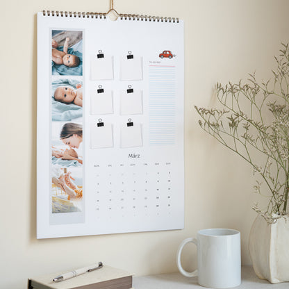 Kalender Weihnachten Wandgemälde A3 Junge foto N° 3