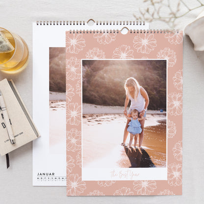 Kalender Weihnachten Wandgemälde A3 Blumiger Geist foto N° 1