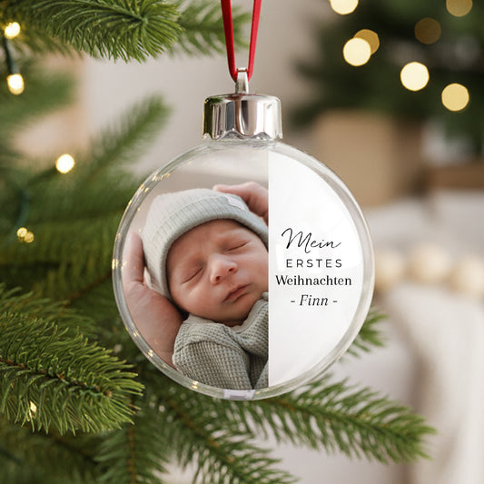 Weihnachtskugel Weihnachten Runde Weihnachtskugel Foto foto