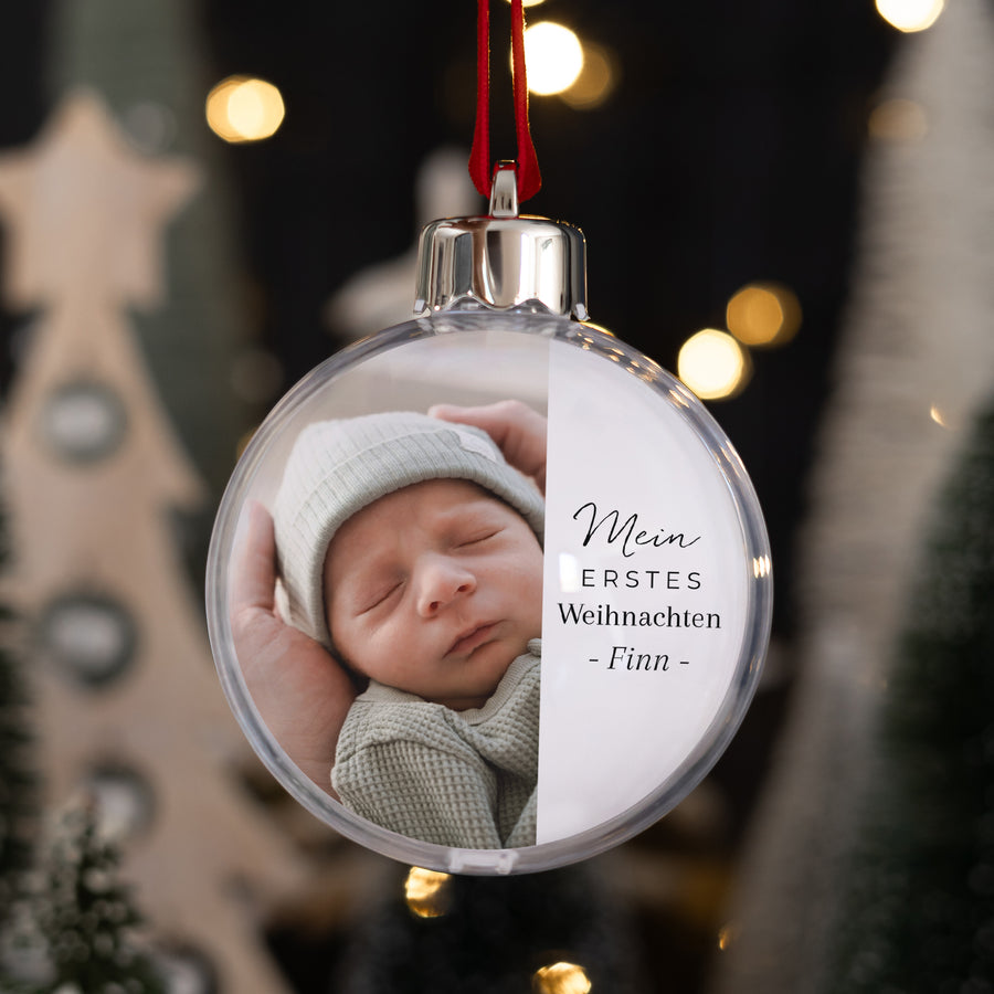 Weihnachtskugel Weihnachten Runde Weihnachtskugel Foto foto