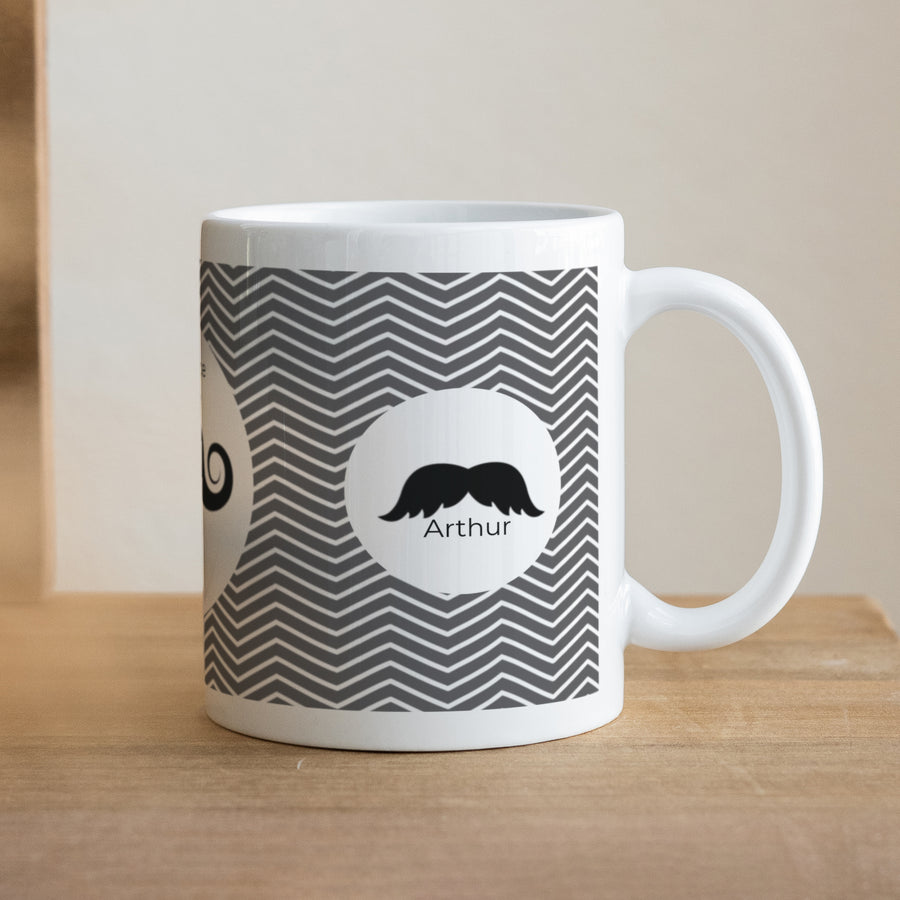 Tasse Objekte Weiß Weiße Chevrons foto