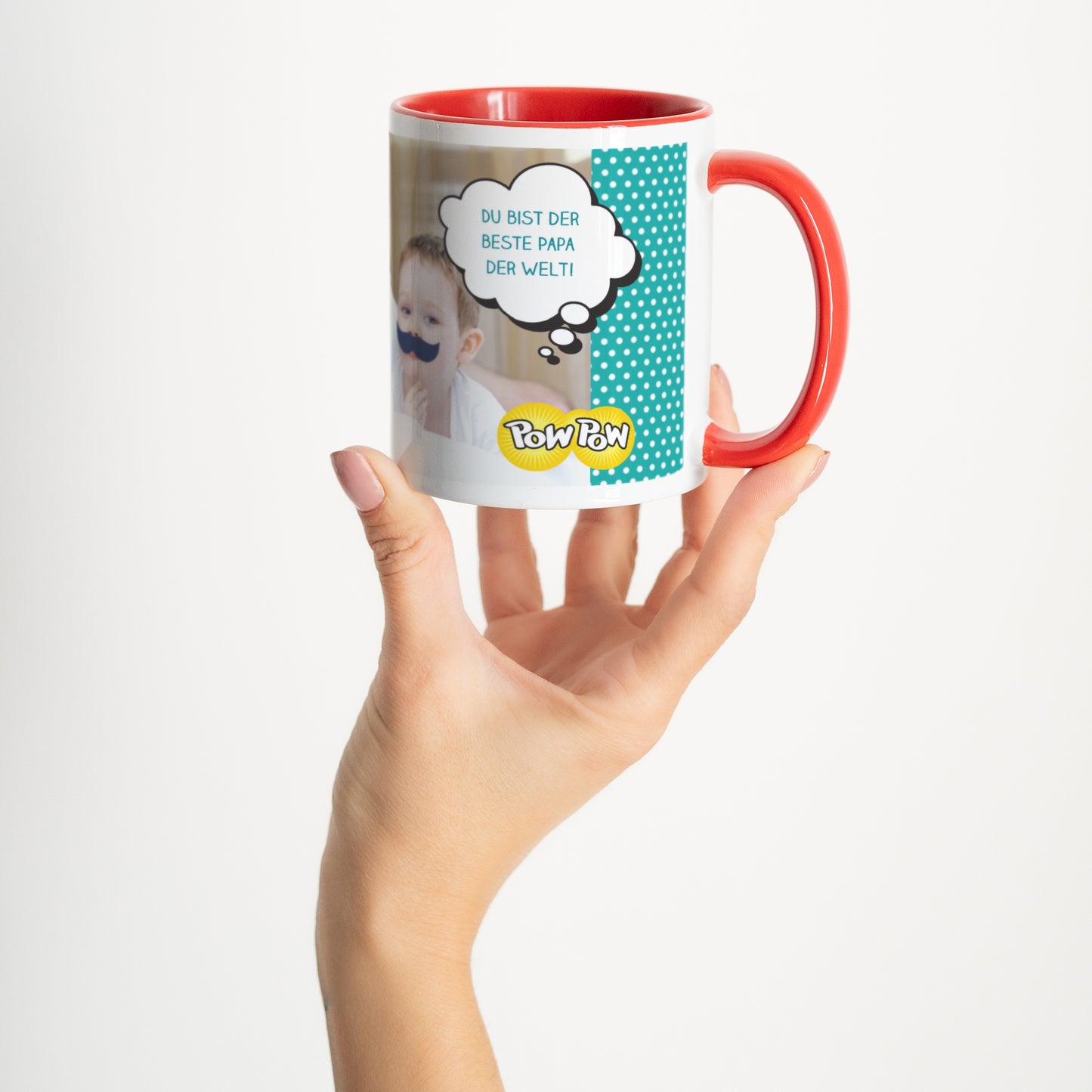 Tasse Objekte Rot Super Dad foto N° 2