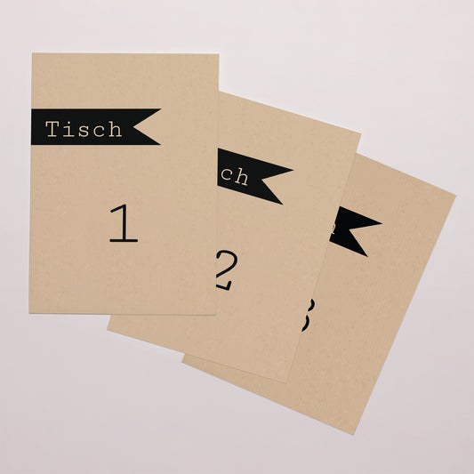 Tischnummern Hochzeit Rechteck Unsere Geschichte foto