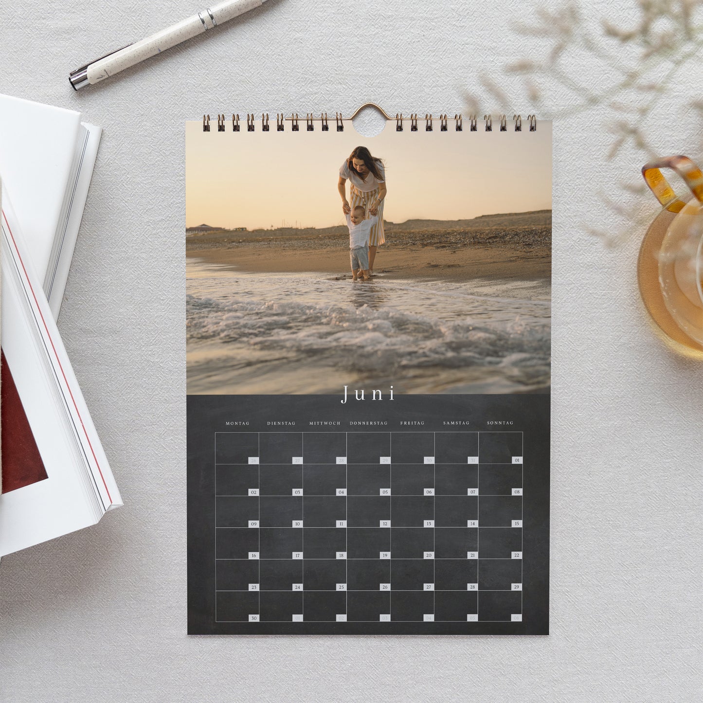 Kalender Weihnachten Wandbild A4 Sacrée Ardoise foto N° 2