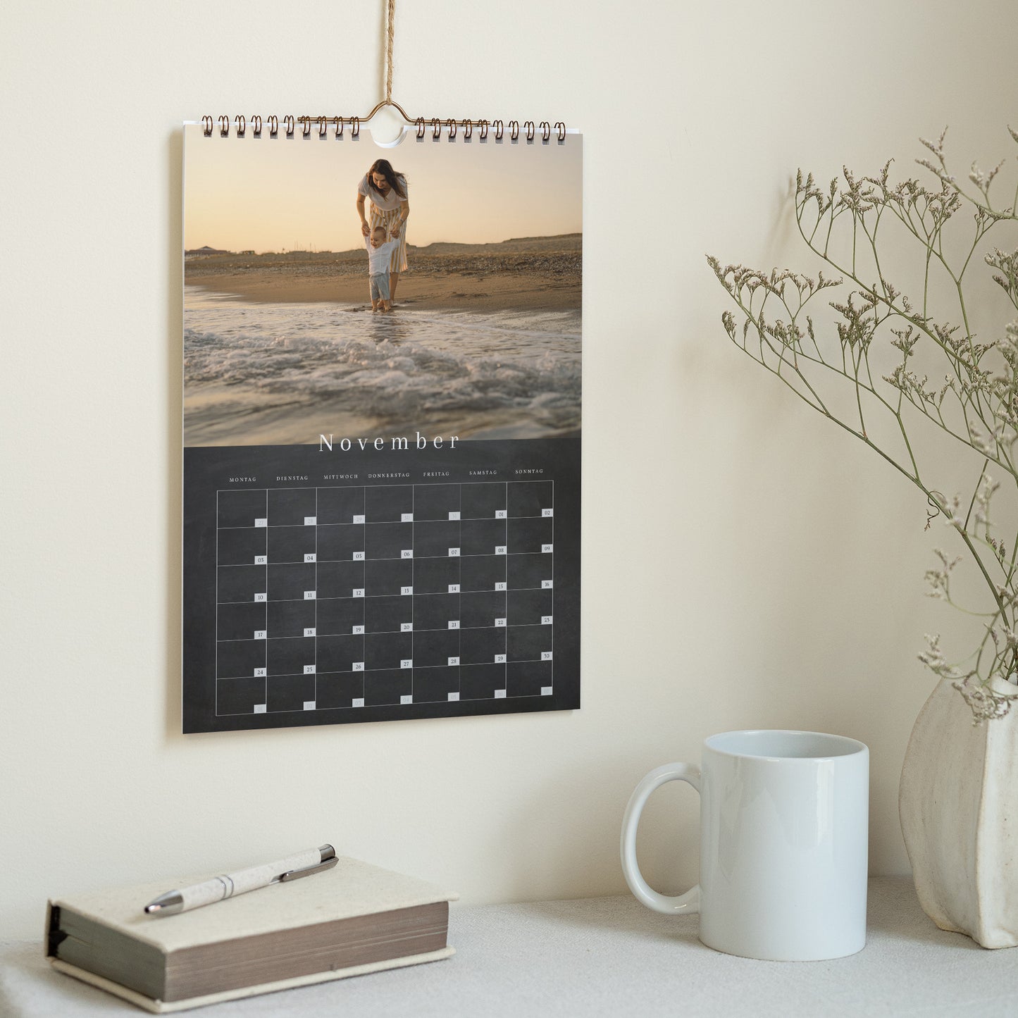 Kalender Weihnachten Wandbild A4 Sacrée Ardoise foto N° 3