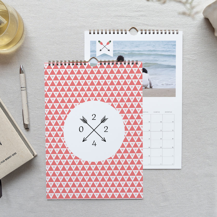 Kalender Weihnachten Wandbild A4 Ethnisch foto