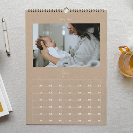 Kalender Weihnachten Wandgemälde A3 Kraft Multiphoten