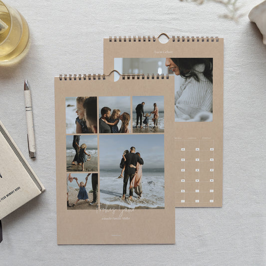 Kalender Weihnachten Wandbild A4 Kraft Multiphoten foto