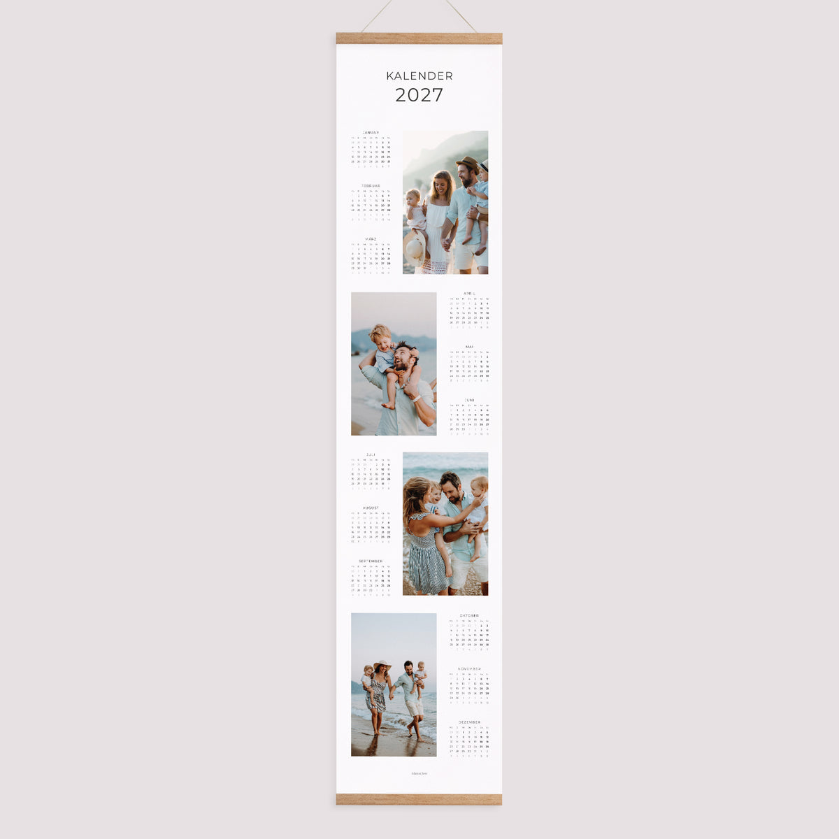 Kalender Weihnachten Papier Superjahr foto N° 1