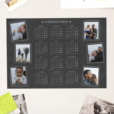 Kalender Weihnachten Magnetischer, einseitiges landschaft Foto-Tafel