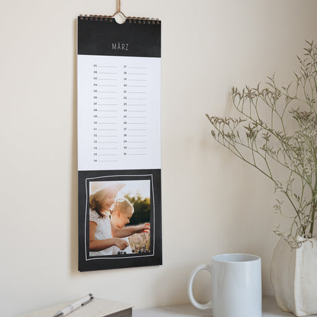 Kalender Weihnachten Beständig Foto Schiefer